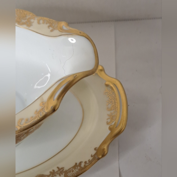 Noritake Gastonia Gravy Boat With Attached Under Plate. - Picture 6 of 7